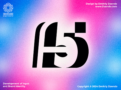 Five 5 Logo branding classic style five 5 logo graphic design logo modern logo negative space number trend