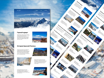 Красная поляна design ui ux красная поляна