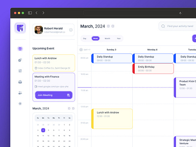 Tanggalan - Enhanced Your Daily Productivity calendar calendar saas dashboard design inspiration saas saas dashboard u ui userinterface
