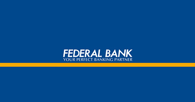 Federal Bank branding graphic design