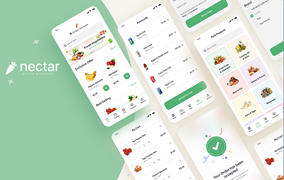 Online Groceries store app design