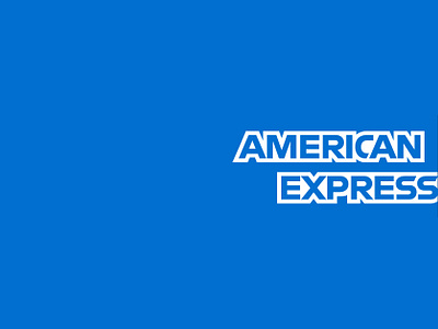 American Express branding graphic design