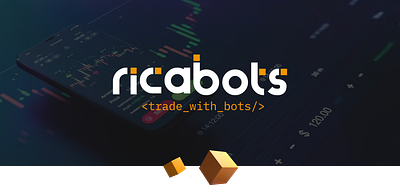 Ricabots branding design logo
