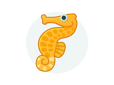 Seahorse assetstore fish icon illustration resource sea seahorse