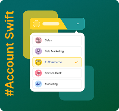Account swift account account change company change crm green swift user