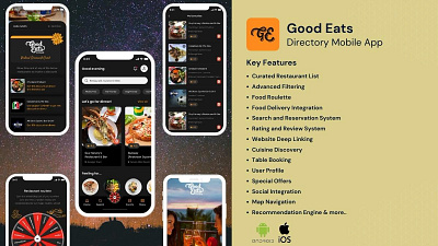 Food Blog Mobile App Agency mobile apps