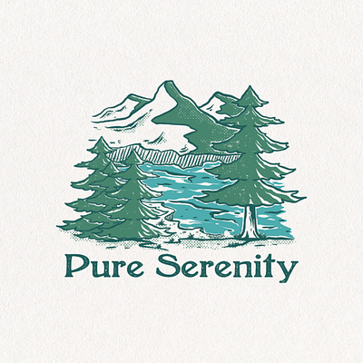 Outdoor Design Illustration “Pure Serenity” summer