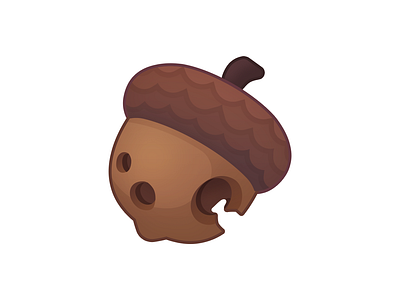 Rotten Acorn 2d acorn assetstore design icon illustration resource