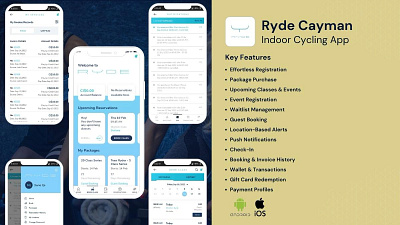 Indoor Cycling Mobile App Agency mobile apps