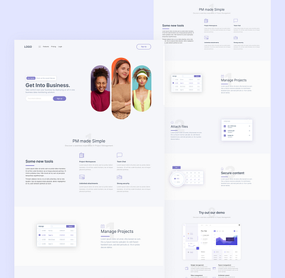 SAAS Business Website best website design business business website figma landing page mockup design saas website saas website design ui design uiux user experience user interface usercentricdesign ux design web website design