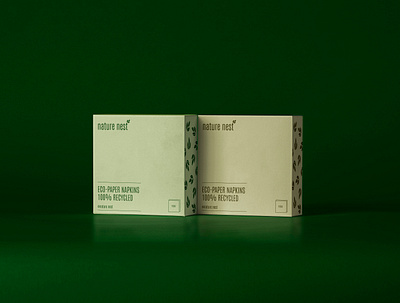 eco-paper napkins branding eco graphic design