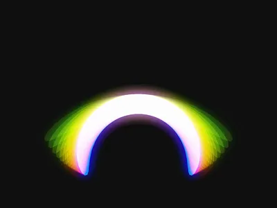 RGBAngel 2d angel animation cavalry flying motiondesign rgb spectrum wings