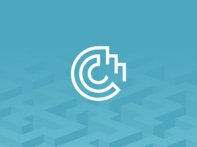 Celeste Maze - #logomonday branding celeste labyrinth logo maze monogram