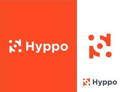 Hyppo ball circle concept h hyppo lettermark logo spin