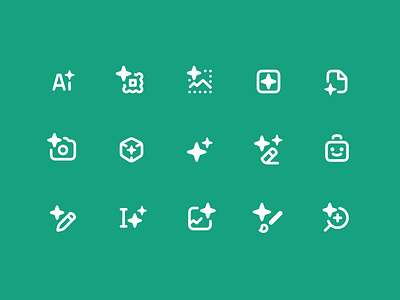AI Icons, Generative AI, LLMs ai ai icon ai icons artificial inteligence assistant chatbot chatgpt generate generative ai gpt icon icon set icons interface llm open ai openai outline rounded tokens