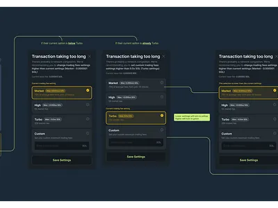 Jupiter - Network Congestion (Not Implemented) crypto dark ui defi design ethereum kuala lumpur malaysia solana