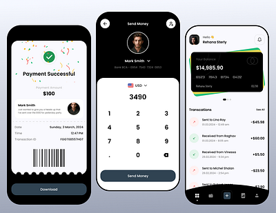 Payment App branding design typography ui ui ux uidesign ux uxui