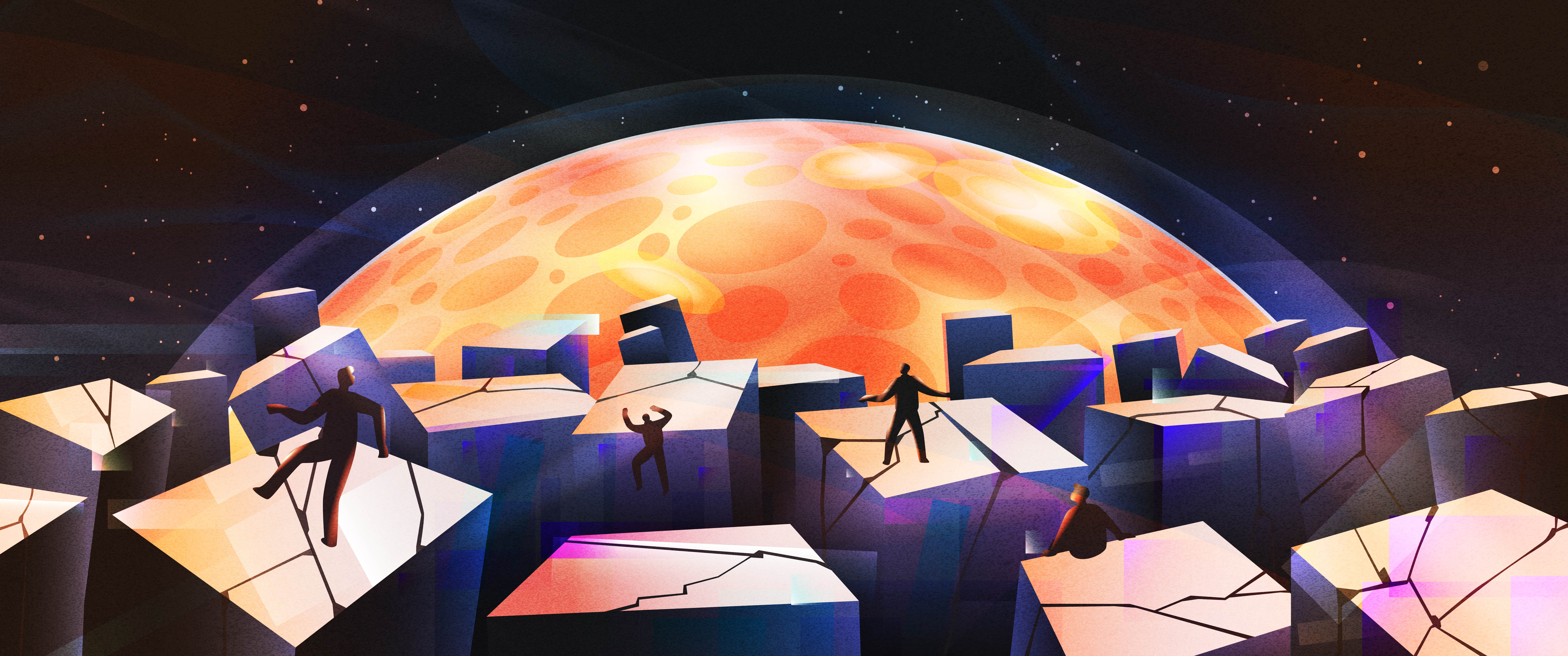 The end of the world character design design illustration product ui vector webdesign
