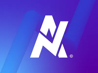 Logomark of letter A, N, & Rise (unused) a analytics brand identity branding chart growth logo logo design logomark logotype modern logo n rise