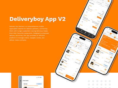 Deliveryboy App 2024 app concept deliveryboy design figma food fooddelivery mobileapp