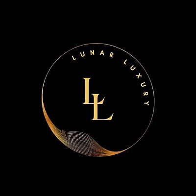 Lunar Luxury Logo branding graphic design logo
