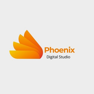 Phoenix Digitl Logo branding graphic design logo