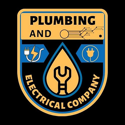 Plumbing Company logo branding graphic design logo