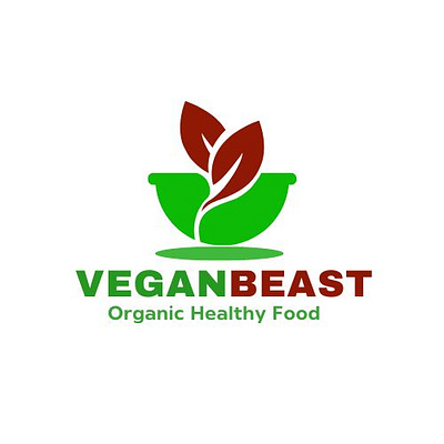 VeganBeast Logo branding graphic design logo