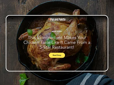 Cooking Blog Design article blog blog website blogging clean clean design cooking blog design illustration logo website