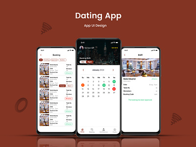 Dating App app app design date app dating app dating app design design graphic design ui ui design ux