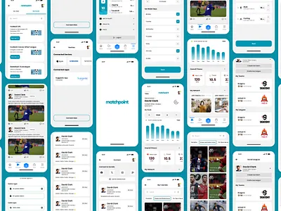 MatchPoint App Design app app concept app design application design design interaction design ui ui design uiux ux uxdesign