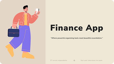 Finance App | Slide Show branding budgetapp design financeapp graphic design illustration presentation research slideshow ui uiresearch uiux ux uxresearch