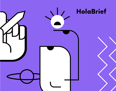 HolaBrief Icons app branding briefing design digital products digitalt product graphic design icons illustration logo monogram product design ui ux web