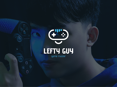 Lefty Guy brand branding conttoller design game gaming graphic design identity joystick logo logotype