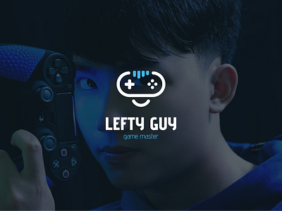 Lefty Guy brand branding conttoller design game gaming graphic design identity joystick logo logotype