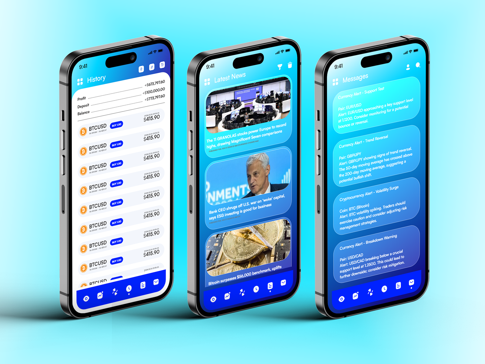 New MetaTrader 4 (MT4) Mobile App. by Psyvibes Studios on Dribbble