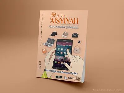 Cover Art for Suara 'Aisyiyah Magazine autodesk sketchbook cover art cover design digital economy ecommerce graphic design magazine magazine cover