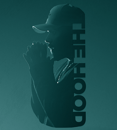 The Hood Cool n Calm design graphic design music poster photoshop