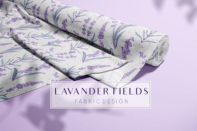 Lavander Fields design fashion design graphic design illustration pattern pattern design textile design