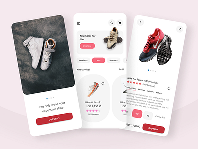 Shoe Shop app figma illustration mobile app show ui user interface ux