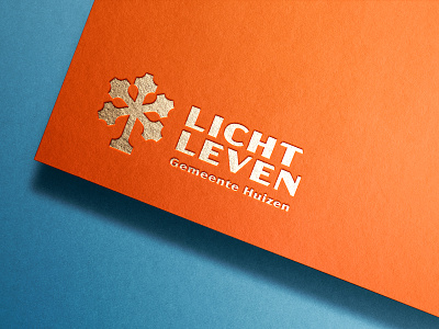 Licht Leven - Church Logo brand identity design branding church creative logo dutch faith god gold jesus jezus life light logo logo mockup netherlands royal tree tree of life