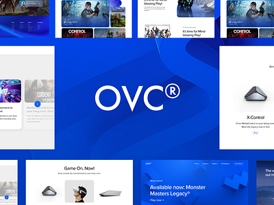 OVC Webdesign Collage design homepage landing page marketing site minimalism ui user interface ux ux ui web design website website design