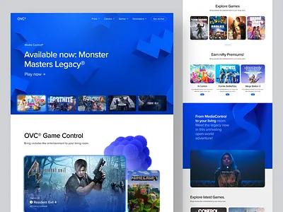 OVC Landingpage Design design figma homepage marketing site minimalism ui user interface ux uxui web design webflow website website design