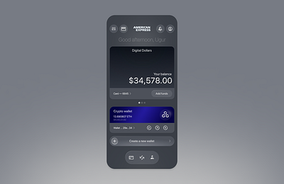 Finance Mobile App app design typography ui ux