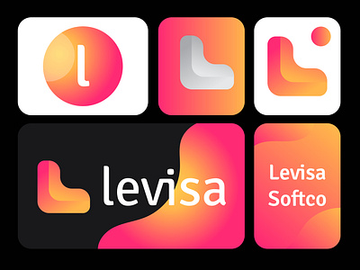Levisa Softco, Software Agency Logo Design agency application branding business company custom logo logo logo animation logo design logo maker software startup tech logo technology ui unique logo ux