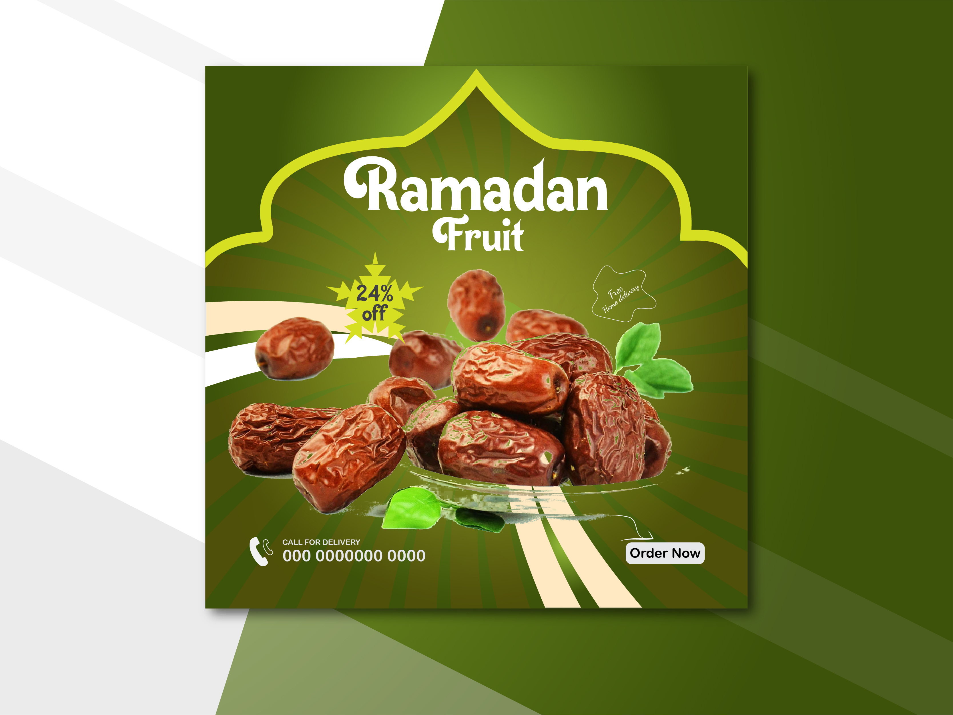 Ramadan Food Social Media Post Design date fruit fruits happy ramadan poster ramadan 2024 ramadan food ramadan fruit ramadan mubarak socila media