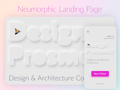 Neumorphism Web-Site Design concept landing moldova neumorphism ui web