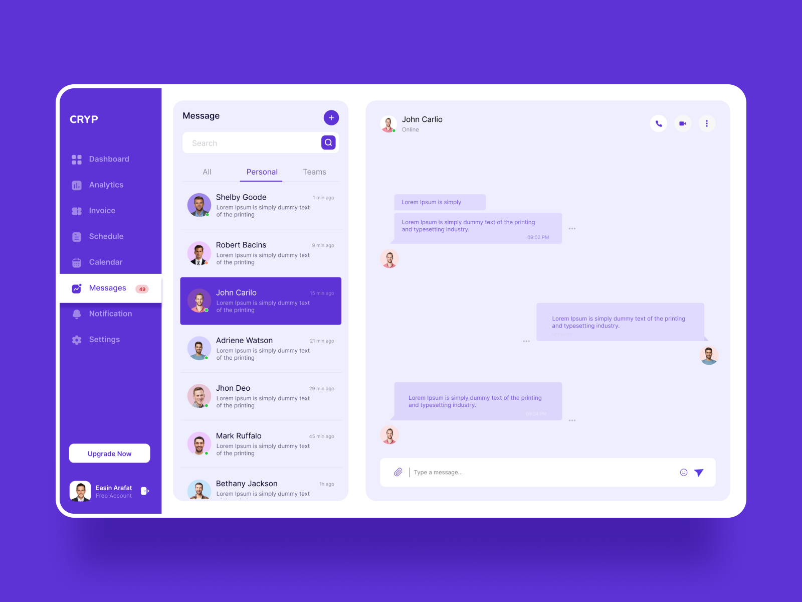 Crypto-UI Elements -Chat app branding crypto design dribbble graphic design ui ux