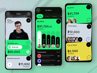Finance mobile app app app design bank banking finance finance app fintech mobile app mobile app design mobile design mobile ui wallet