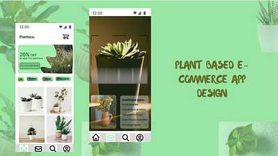 Plant based E-commerce App ui